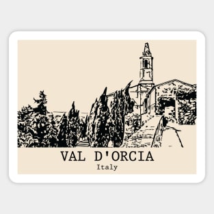 Val d'Orcia - Italy Magnet